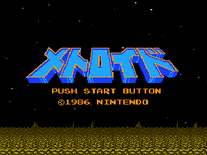 Metroid — Title screen